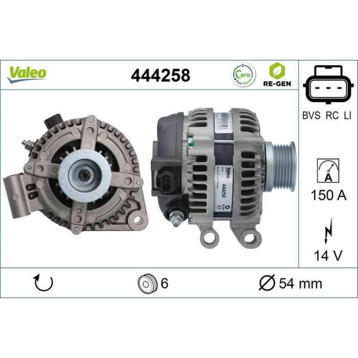 Valeo Lichtmaschine 444258 Valeo Lichtmaschine 444258