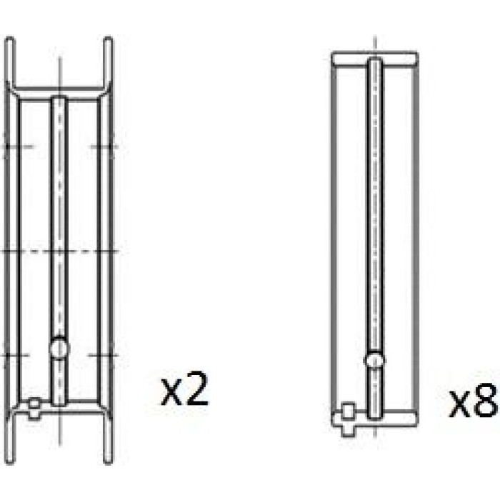 FAI AutoParts Kurbelwellenlager BM1065-STD FAI AutoParts Kurbelwellenlager BM1065-STD