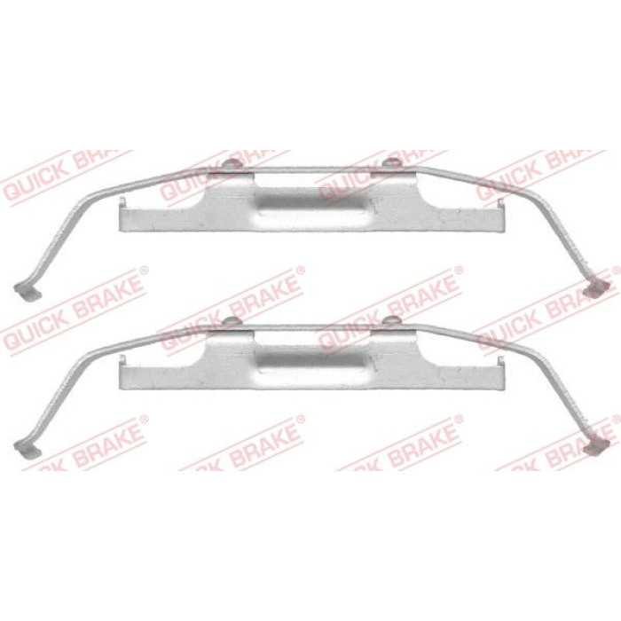 Quick Brake Montagesatz für Bremsbeläge 109-1642 Quick Brake Montagesatz für Bremsbeläge 109-1642
