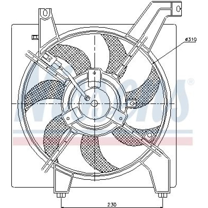 Nissens Kühlerlüfter PKW 85034 Nissens Kühlerlüfter PKW 85034