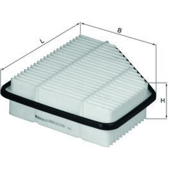 MAHLE Luftfilter LX 2864 MAHLE Luftfilter LX 2864