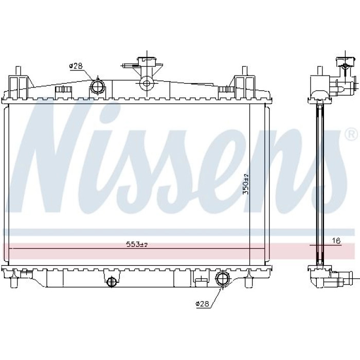 Nissens Wasserkühler PKW 68504 Nissens Wasserkühler PKW 68504