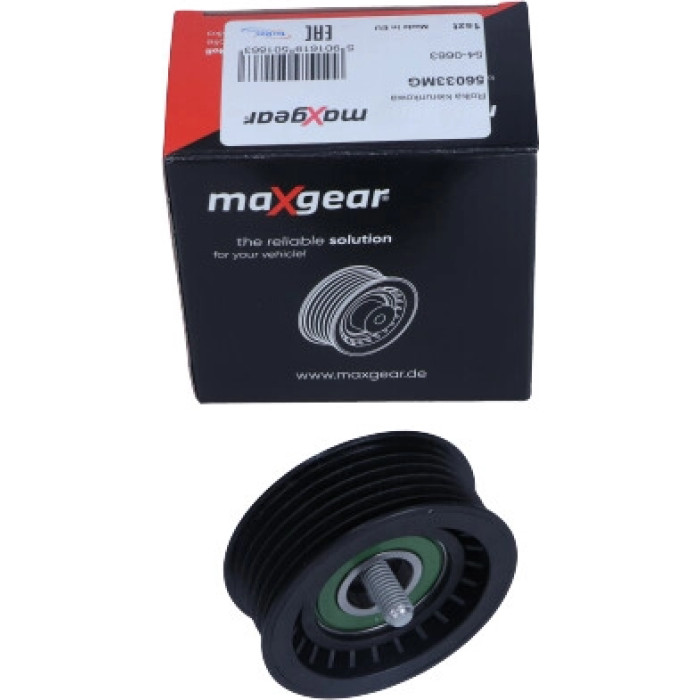 MAXGEAR Keilrippenriemen-Umlenk-/Führungsrolle 56033MG 54-0663 MAXGEAR Keilrippenriemen-Umlenk-/Führungsrolle 56033MG 54-0663