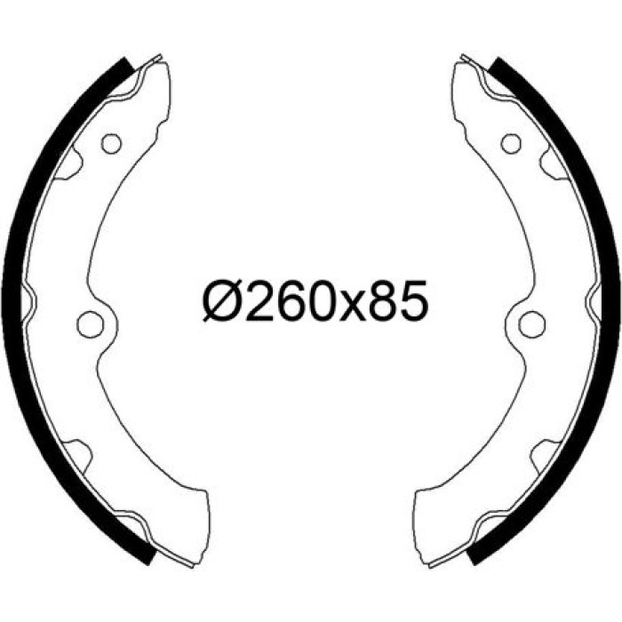 Valeo Bremsbacken 564303