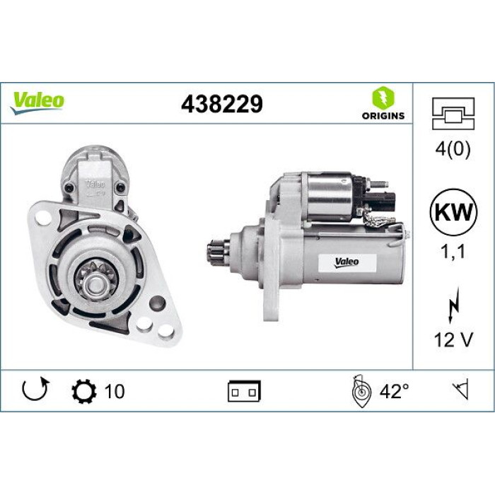 Valeo Anlasser 438229