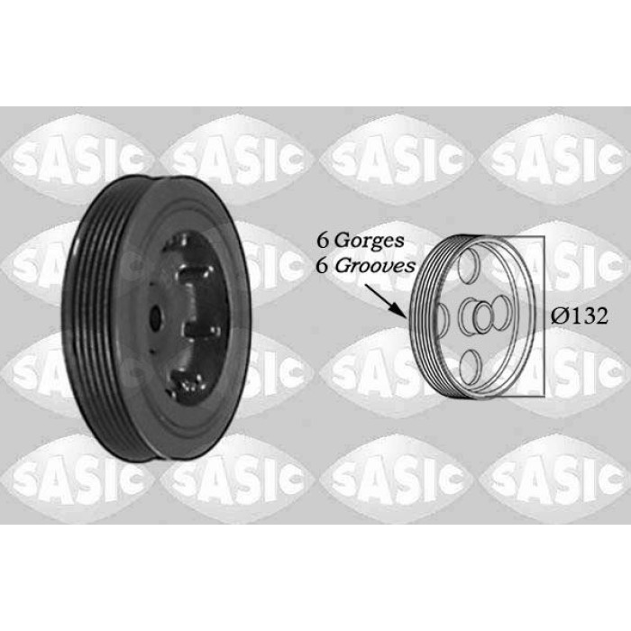 SASIC Riemenscheibe, Kurbelwelle 4000701 SASIC Riemenscheibe, Kurbelwelle 4000701