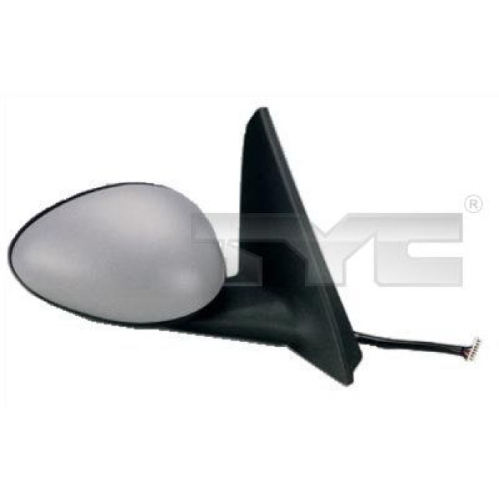 TYC Außenspiegel links elektrisch verstellbar, grundiert, asphärisch, beheizbar, mit Temperatursensor 301-0028 OE Nummer 735294284 - l