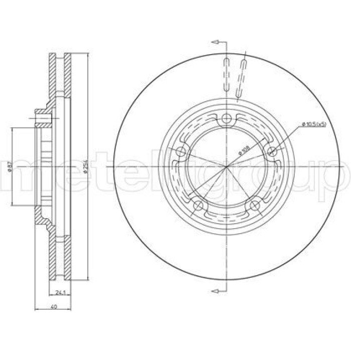 Cifam Bremsscheibe 800-596