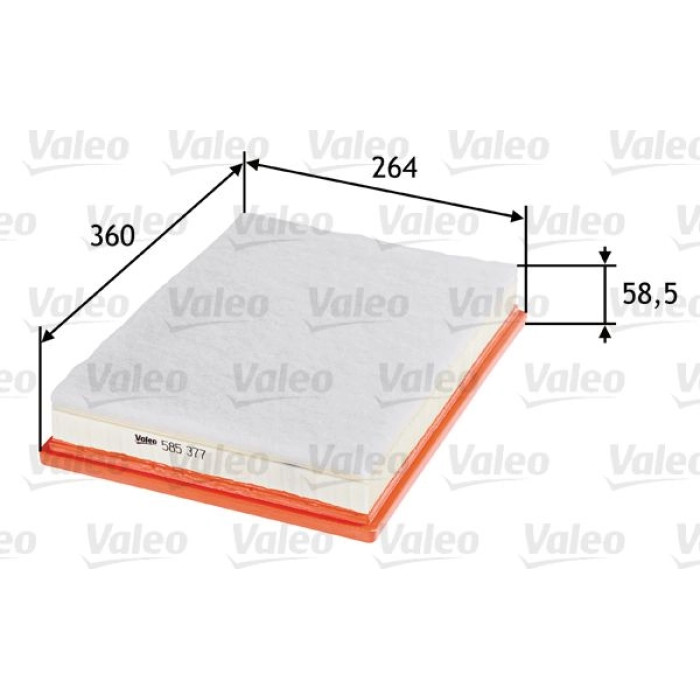 Valeo Luftfilter 585377 Valeo Luftfilter 585377