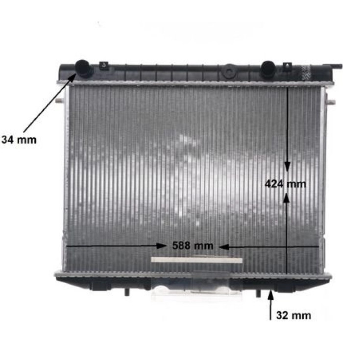MAHLE Kühler, Motorkühlung CR 208 000S MAHLE Kühler, Motorkühlung CR 208 000S