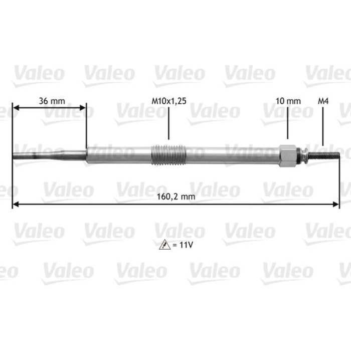 Valeo Glühkerze 345144 Valeo Glühkerze 345144