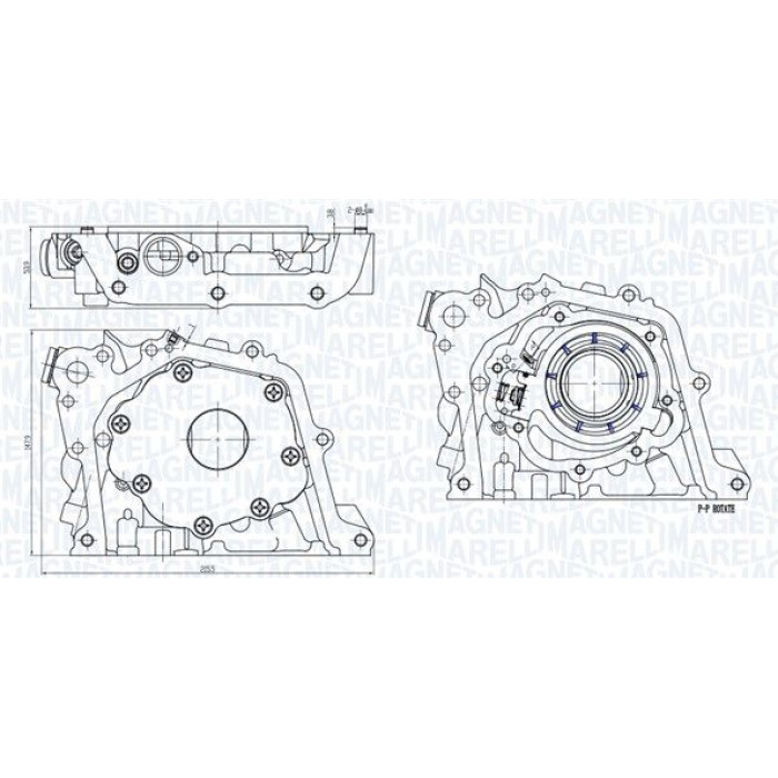 Magneti Marelli Ölpumpe 351516000126 Magneti Marelli Ölpumpe 351516000126