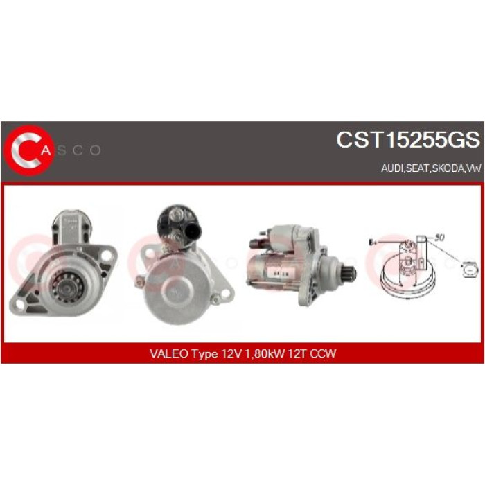 CASCO Anlasser CST15255GS CASCO Anlasser CST15255GS