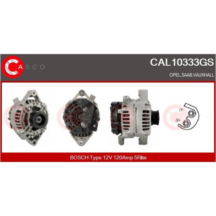 CASCO Generator CAL10333GS CASCO Generator CAL10333GS