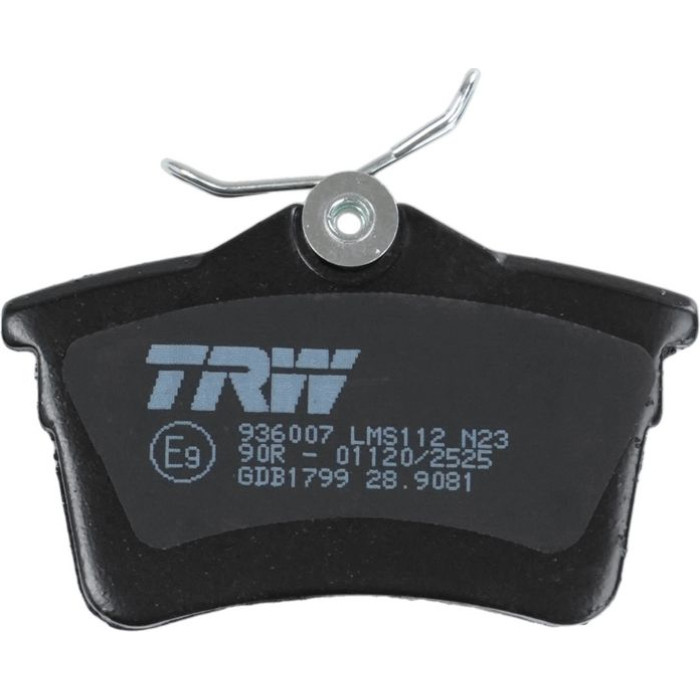 TRW Bremsbeläge Hinterachse GDB1799 TRW Bremsbeläge Hinterachse GDB1799