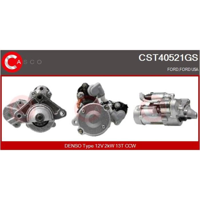 CASCO Anlasser CST40521GS CASCO Anlasser CST40521GS