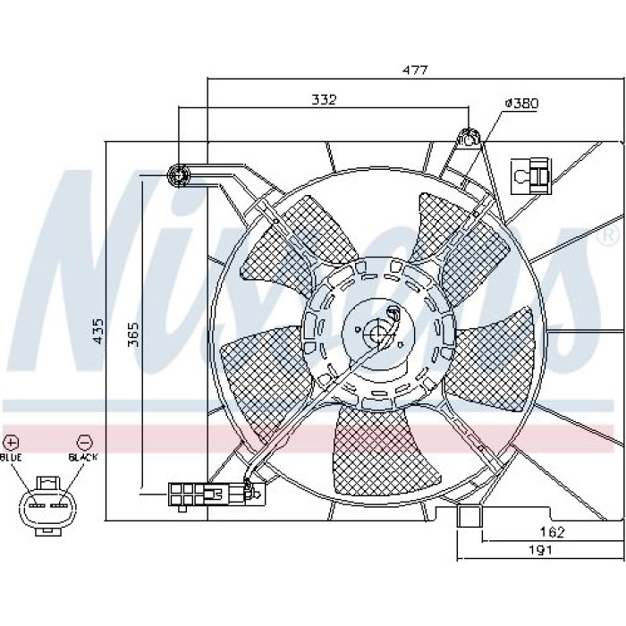 Nissens Kühlerlüfter PKW 85063 Nissens Kühlerlüfter PKW 85063