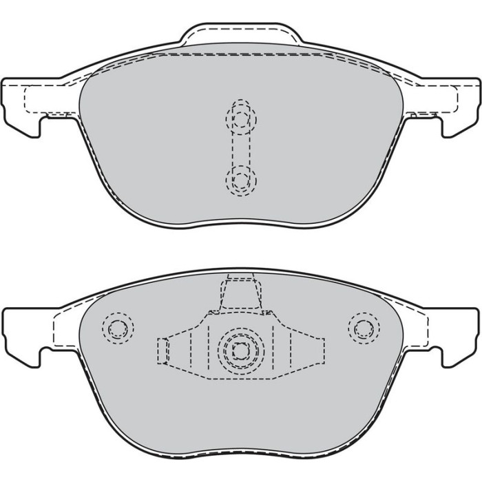 Valeo Bremsbelagsatz 598649 Valeo Bremsbelagsatz 598649