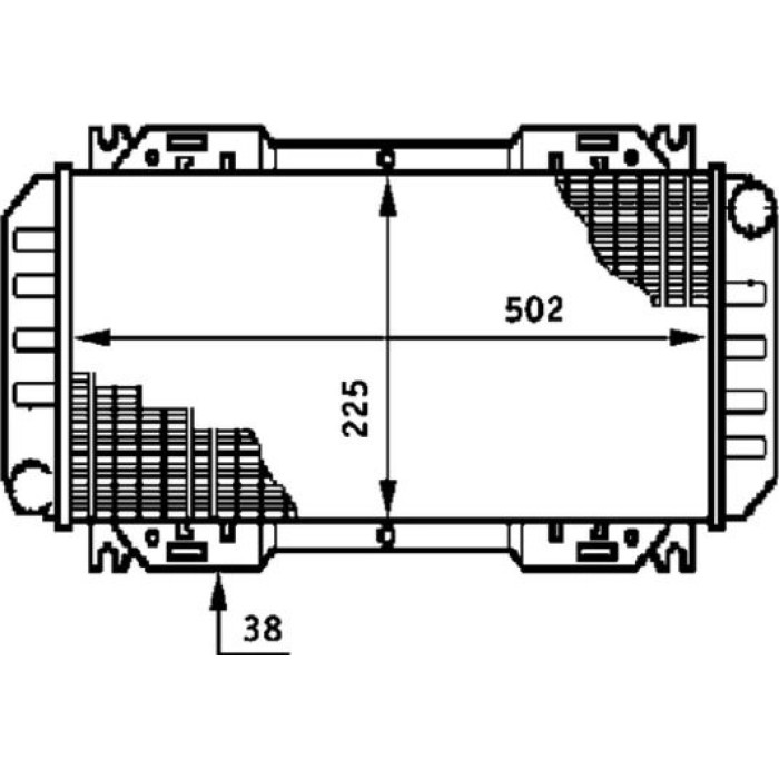 MAHLE Kühler, Motorkühlung CR 619 000S