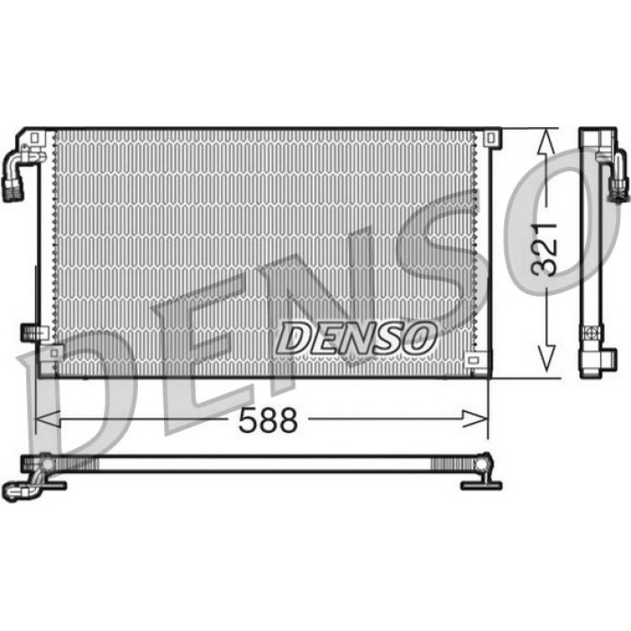 Denso Klimakondensator DCN07004 Denso Klimakondensator DCN07004