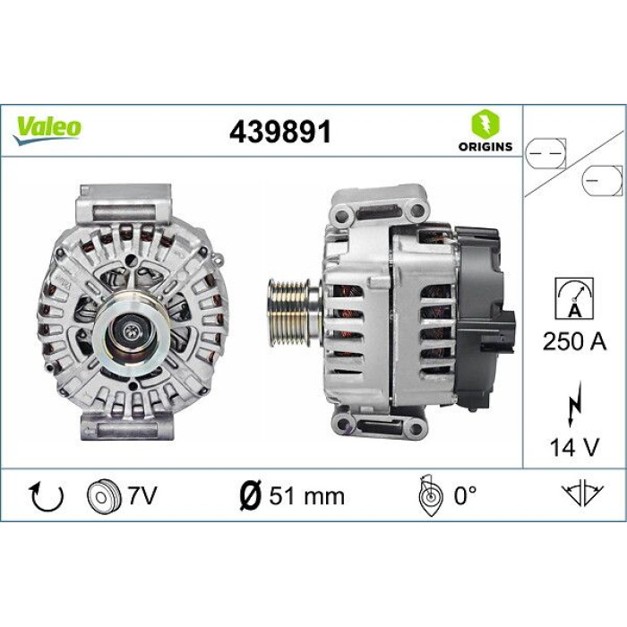 Valeo Lichtmaschine 439891 Valeo Lichtmaschine 439891