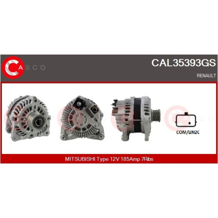 CASCO Generator CAL35393GS CASCO Generator CAL35393GS