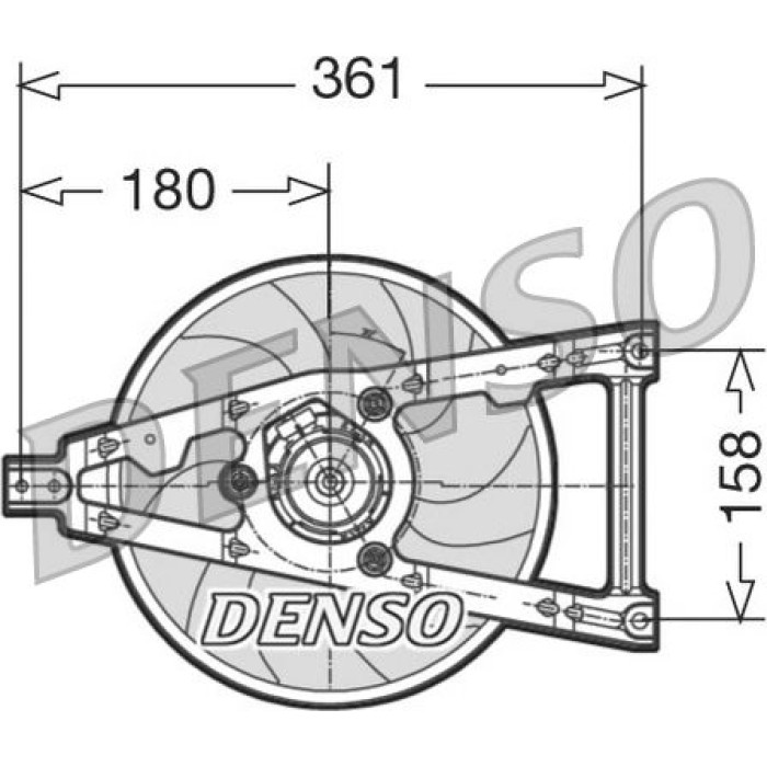 Denso Kühlerlüfter DER09011 Denso Kühlerlüfter DER09011
