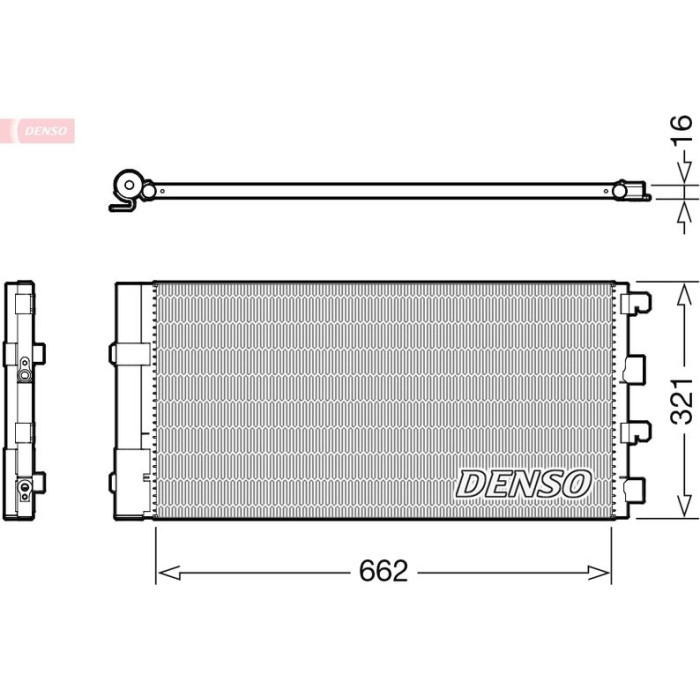 Denso Klimakondensator DCN37003 Denso Klimakondensator DCN37003