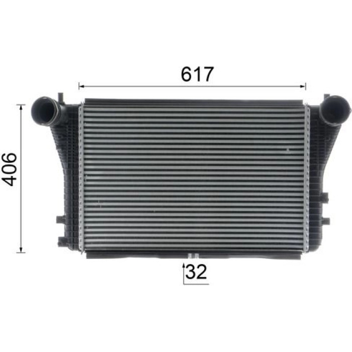 MAHLE Ladeluftkühler CI 83 000P MAHLE Ladeluftkühler CI 83 000P
