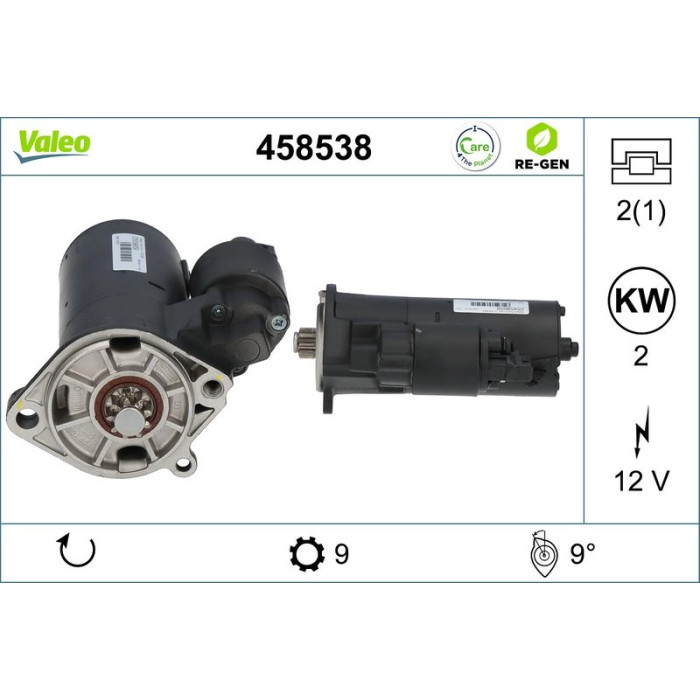 Valeo Anlasser 458538 Valeo Anlasser 458538