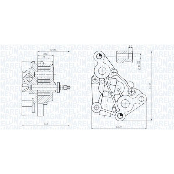 Magneti Marelli Ölpumpe 351516000112 Magneti Marelli Ölpumpe 351516000112