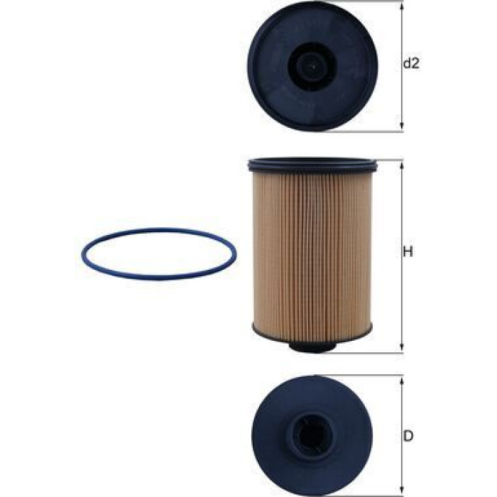 MAHLE Kraftstofffilter KX 659D MAHLE Kraftstofffilter KX 659D