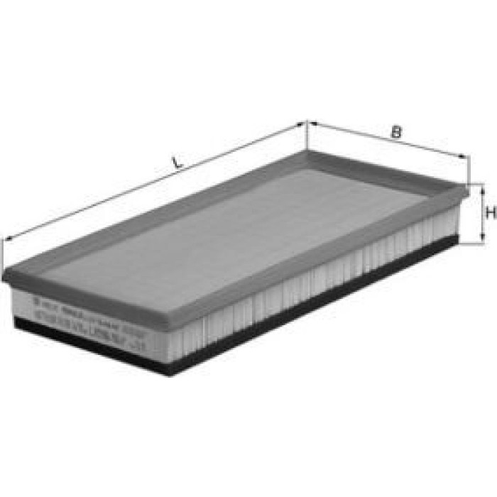 MAHLE Luftfilter LX 596