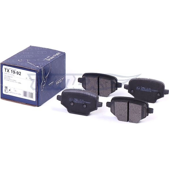 TX 19-92 TOMEX brakes Bremsbelagsatz, Scheibenbremse TX 19-92 TX 19-92 TOMEX brakes Bremsbelagsatz, Scheibenbremse TX 19-92
