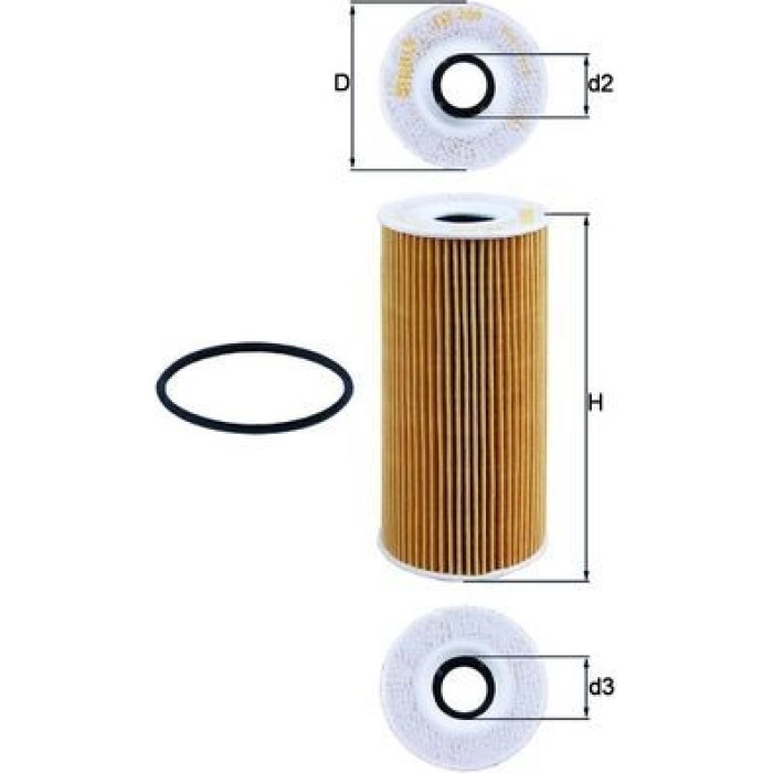 Mahle Original Ölfilter OX 366D Mahle Original Ölfilter OX 366D