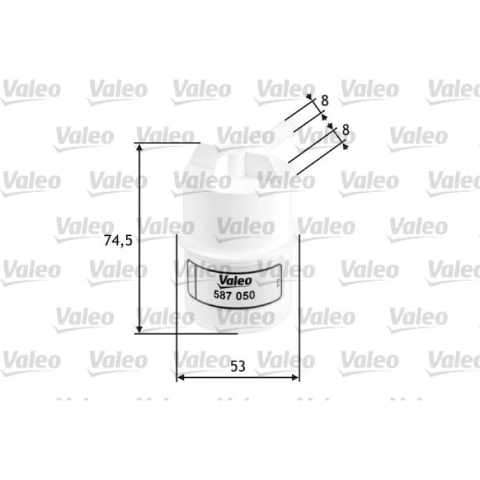 587050 Valeo Kraftstofffilter 587050