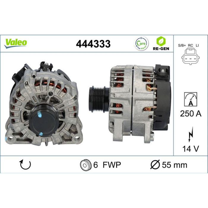 Valeo Lichtmaschine 444333 Valeo Lichtmaschine 444333