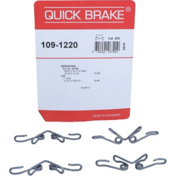 Quick Brake Zubehörsatz für Scheibenbremsbeläge 109-1220 Quick Brake Zubehörsatz für Scheibenbremsbeläge 109-1220