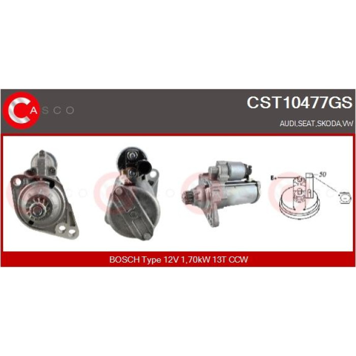 CASCO Anlasser CST10477GS CASCO Anlasser CST10477GS