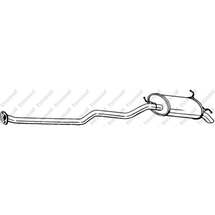 Bosal Schalldämpfer 287-473 Bosal Schalldämpfer 287-473