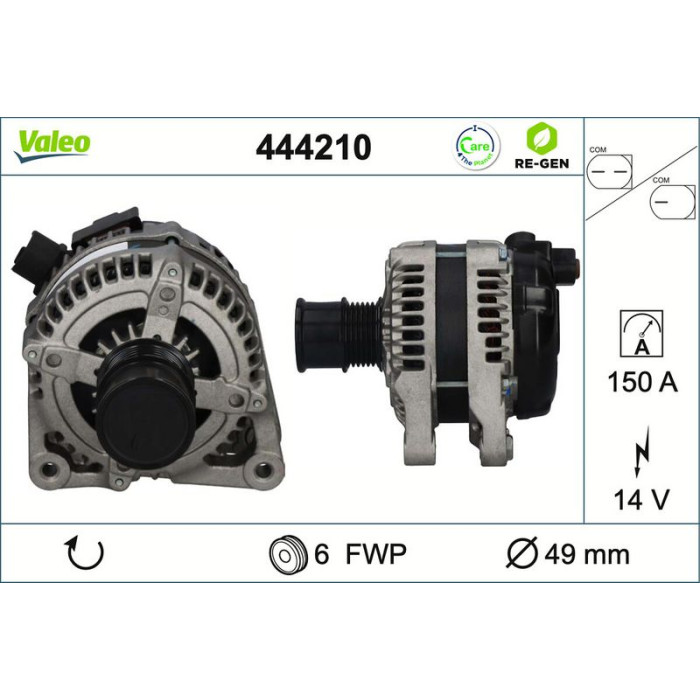 Valeo Lichtmaschine 444210 Valeo Lichtmaschine 444210