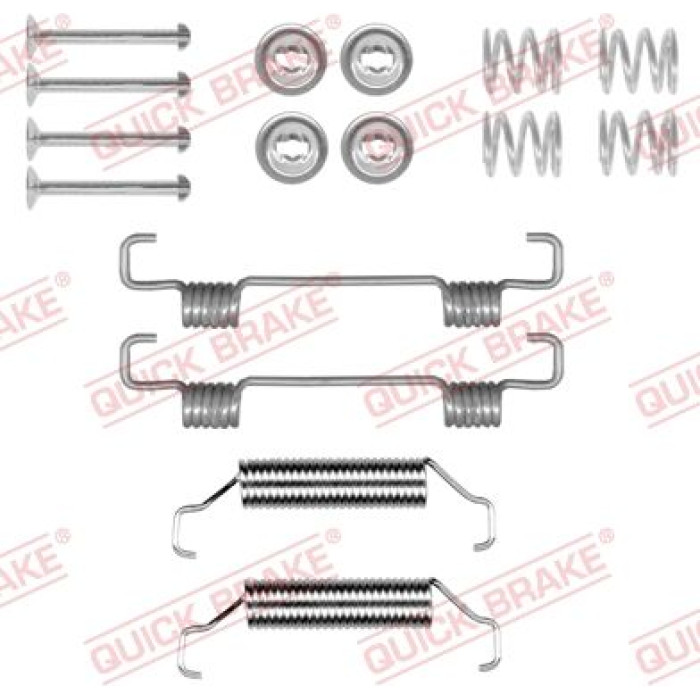 Quick Brake Zubehörsatz für Trommelbremsbacken 105-0052 Quick Brake Zubehörsatz für Trommelbremsbacken 105-0052