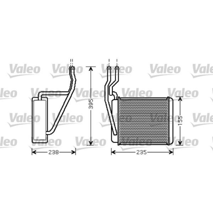 Valeo Wärmetauscher 812320 Valeo Wärmetauscher 812320