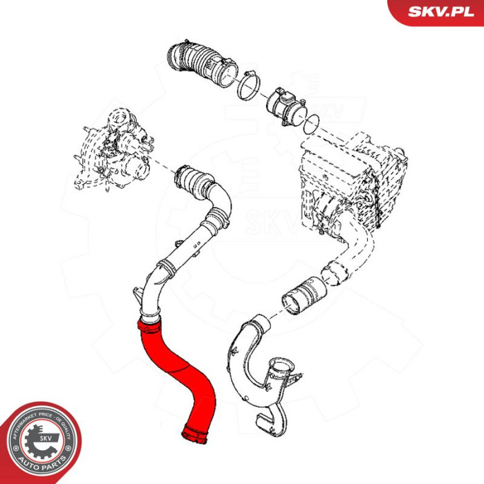 43SKV282 ESEN SKV Ladeluftschlauch 43SKV282 43SKV282 ESEN SKV Ladeluftschlauch 43SKV282