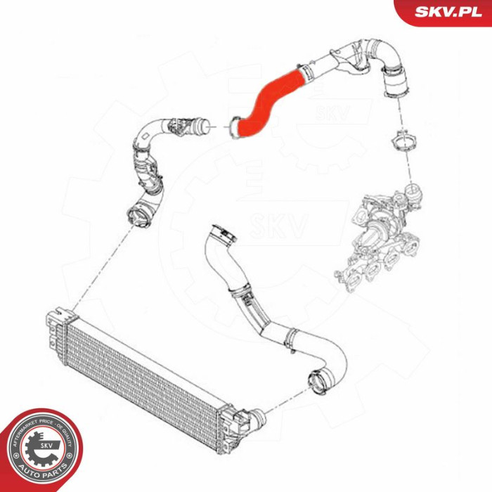 ESEN SKV Ladeluftschlauch 24SKV507 ESEN SKV Ladeluftschlauch 24SKV507