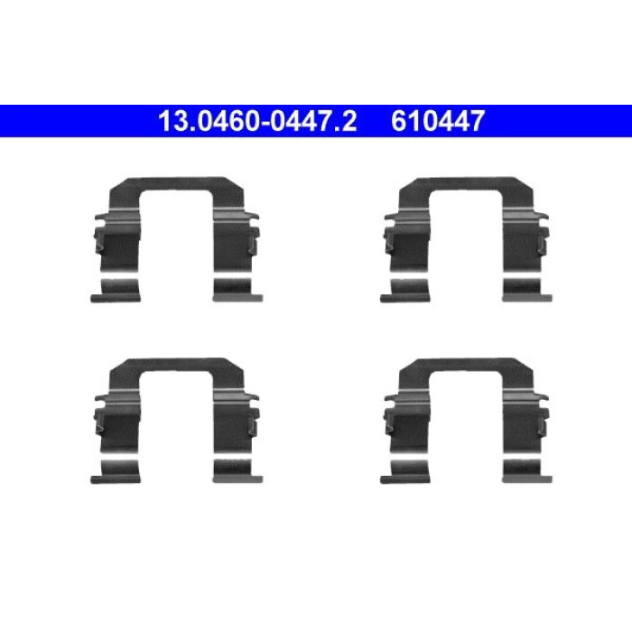 ATE Zubehörsatz Bremsbeläge 13.0460-0447.2 ATE Zubehörsatz Bremsbeläge 13.0460-0447.2