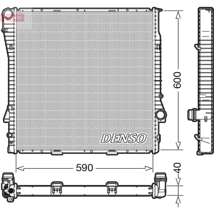 Denso Motorkühler DRM05112 Denso Motorkühler DRM05112