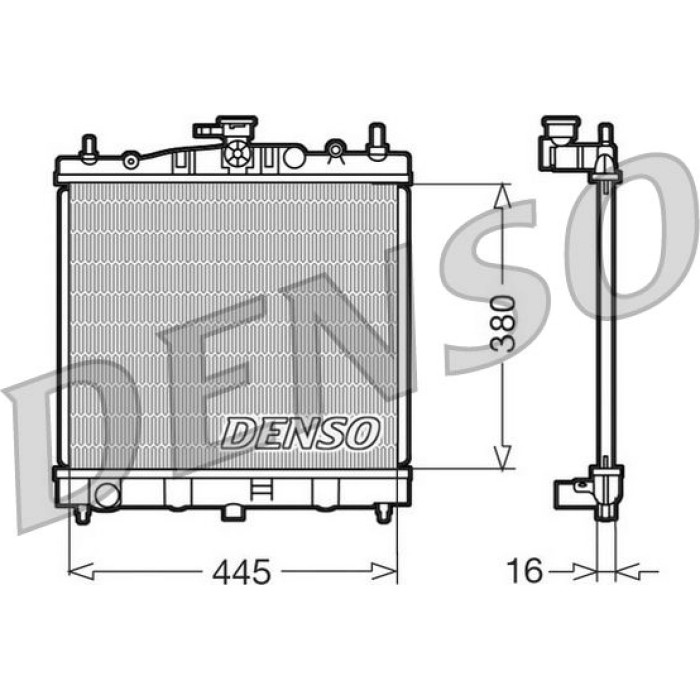 Denso Motorkühler DRM46002 Denso Motorkühler DRM46002