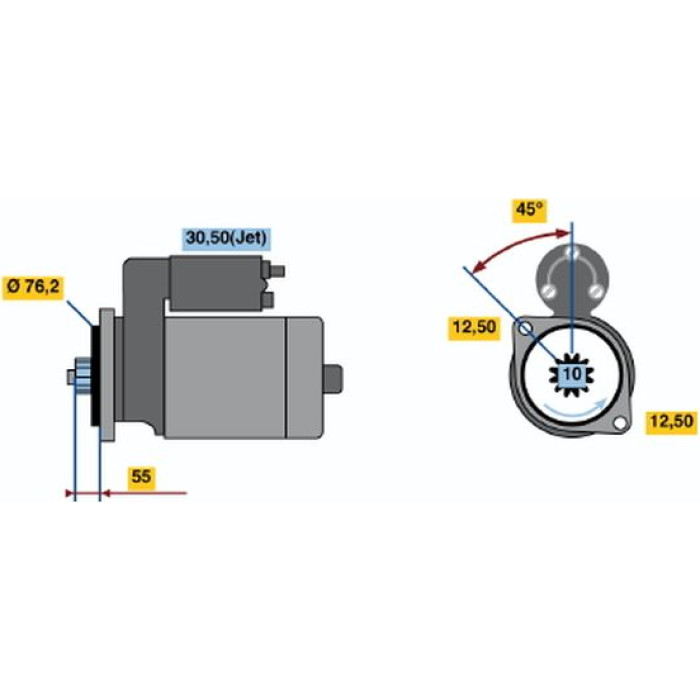 Bosch Anlasser 0001125051