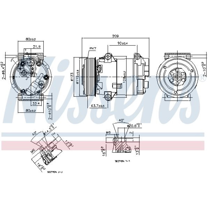 Nissens Klimakompressor PKW 89323